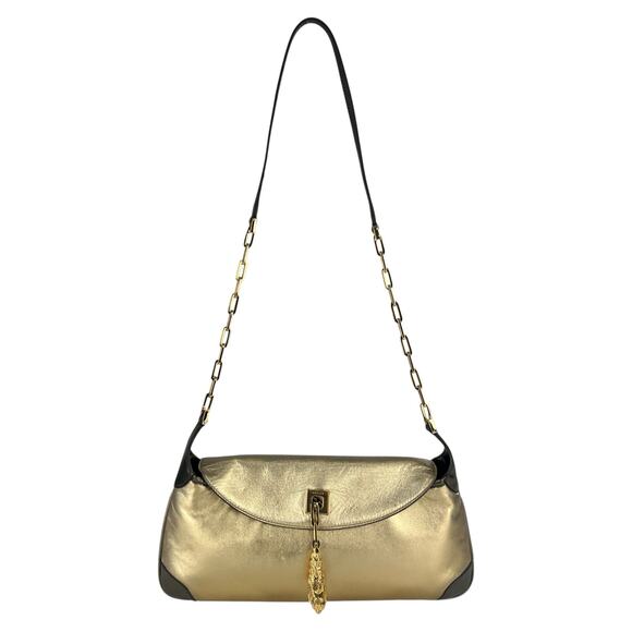 Gucci Tiger Charm Leather Shoulder Bag - Picture 1 of 8